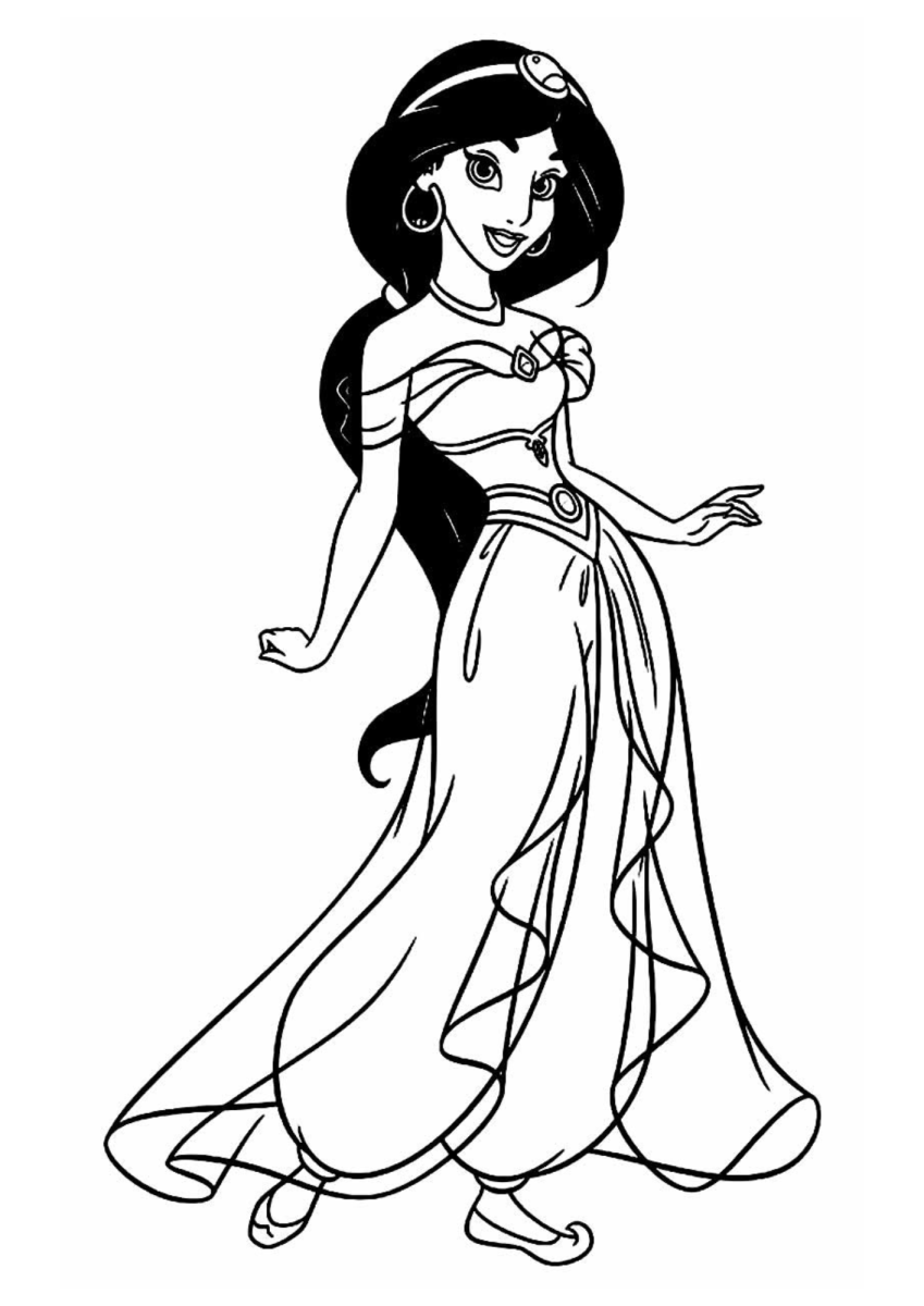 Colorindo a Magia de Jasmine