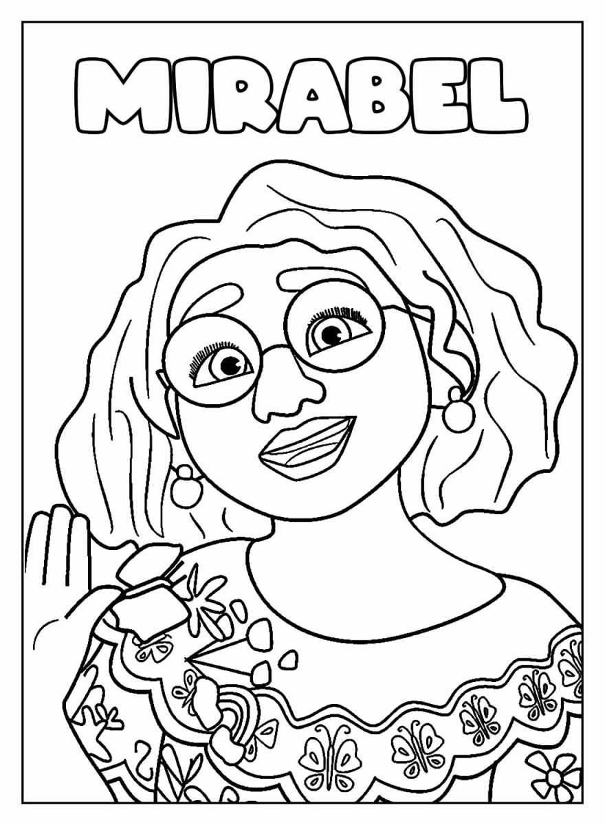 Colorindo a Magia de Mirabel