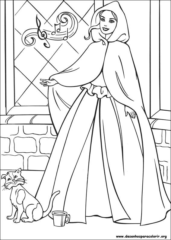Colorindo a Magia de uma Princesa Encantada