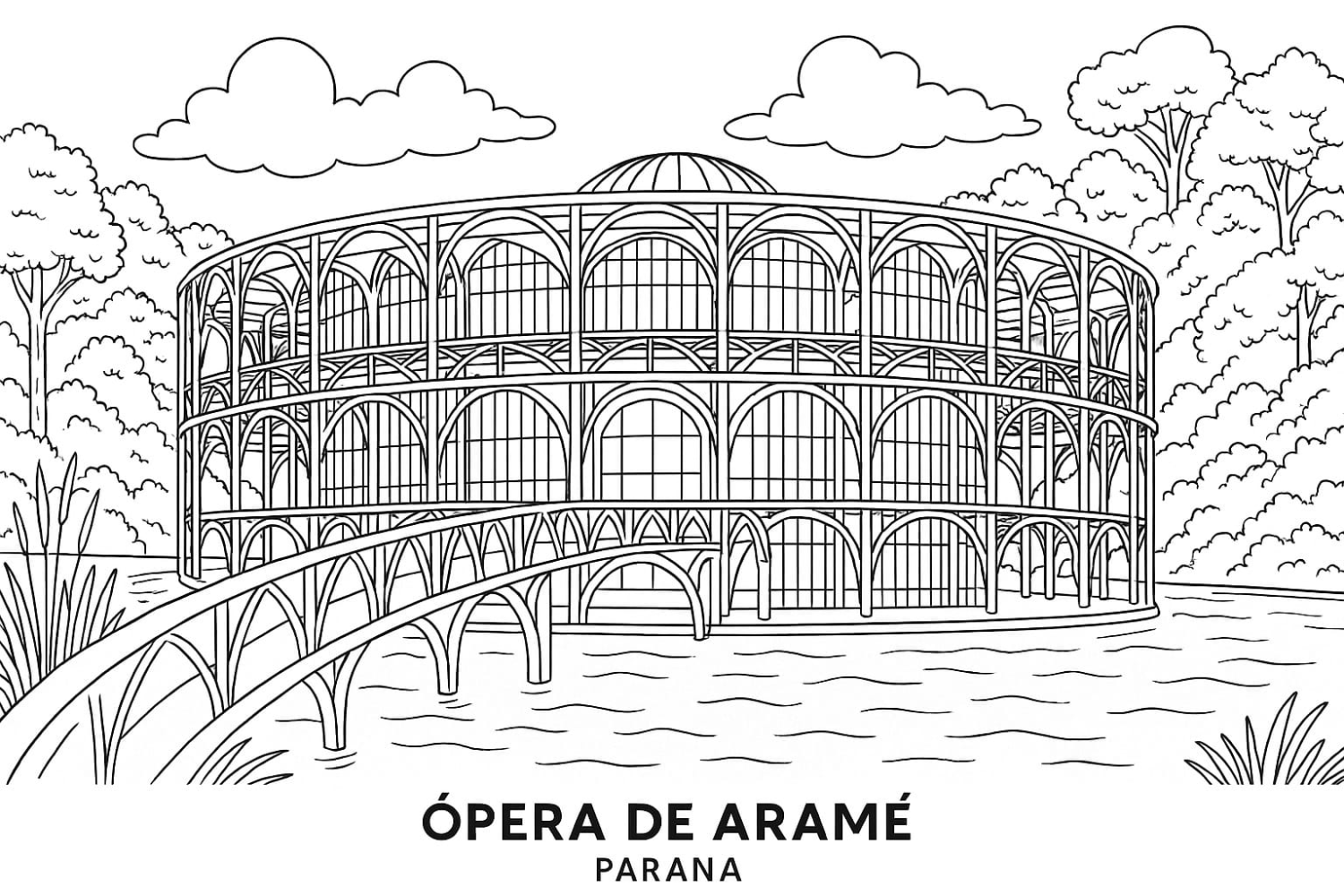 Colorindo a Ópera de Arame