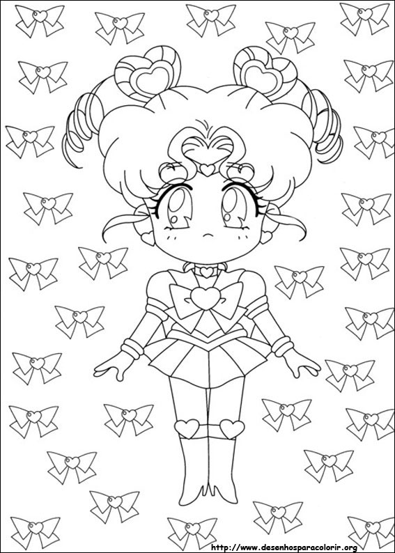 Colorindo a Pequena Guardiã Sailor