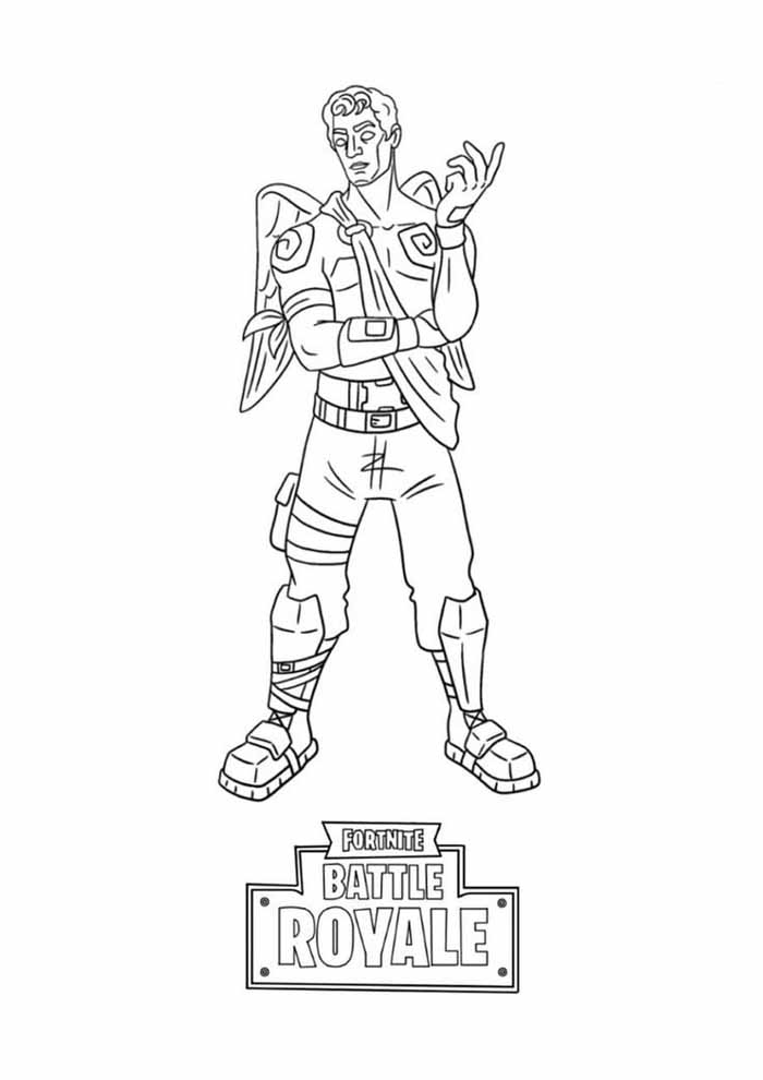 Colorindo a Ação de Fortnite com o Amor Eterno