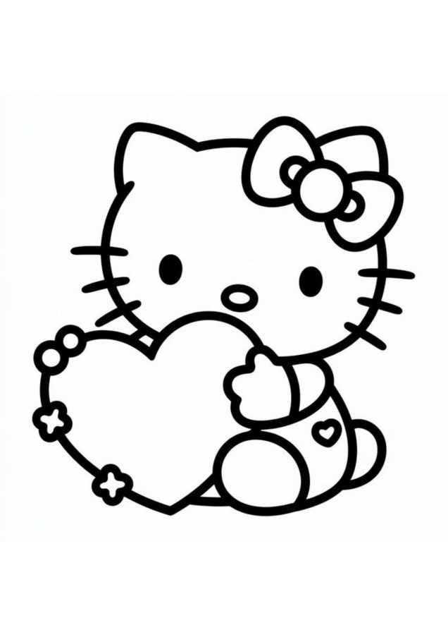 Colorindo o Amor com Hello Kitty