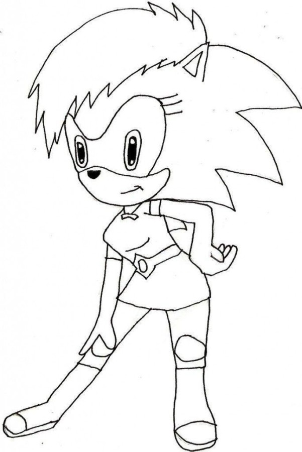 Colorindo Amy Rose