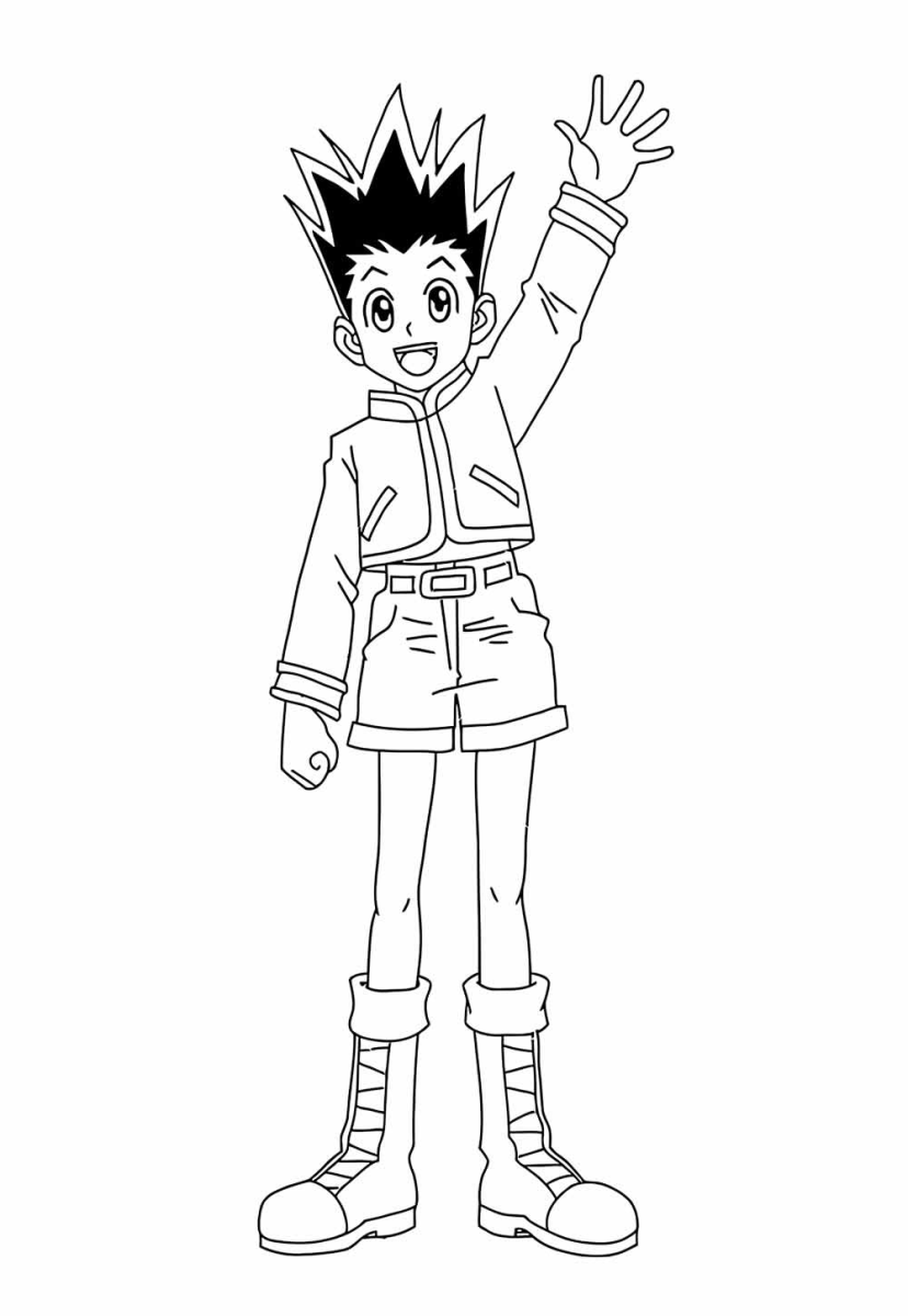 Colorindo Aventura de Gon