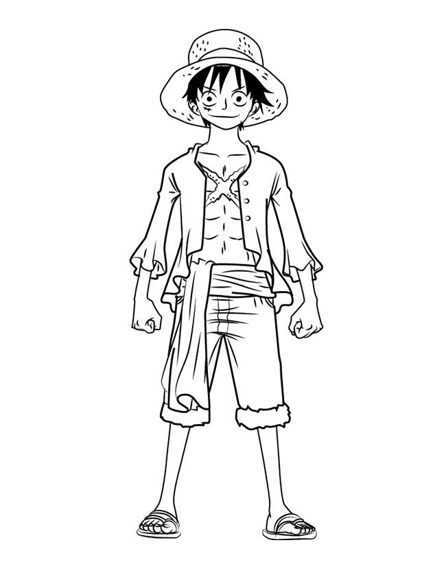 Colorindo Aventuras com Luffy