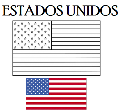Colorindo a Bandeira dos EUA