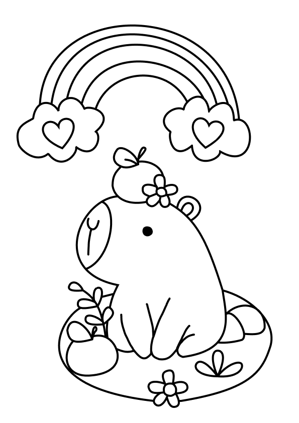 Colorindo o Capivara Encantado