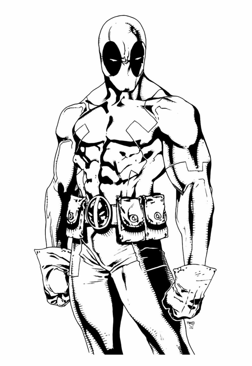 Colorindo o Carismático Anti-herói Deadpool