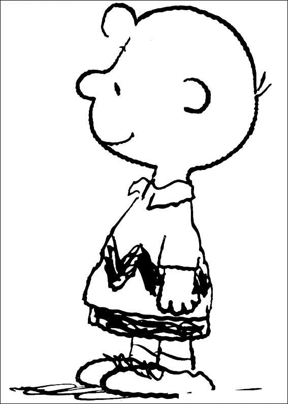 Colorindo Charlie Brown