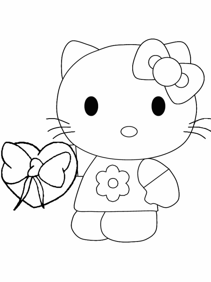 Colorindo o Charme de Hello Kitty com Coração