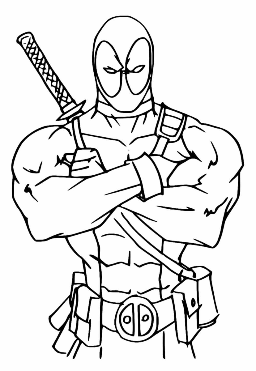 Colorindo o Charme Irreverente do Deadpool
