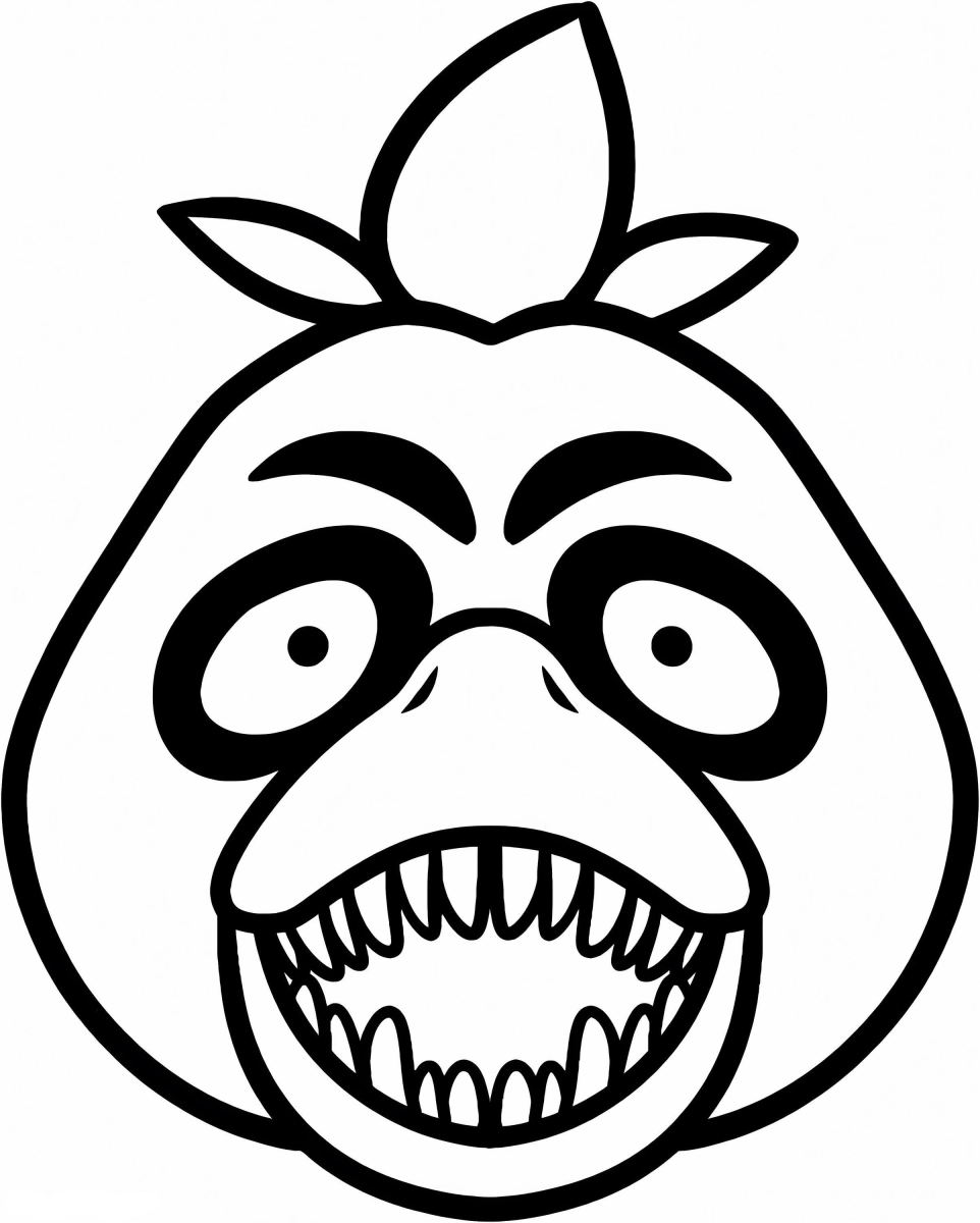Colorindo Chica: A Galinha Aterrorizante do FNAF