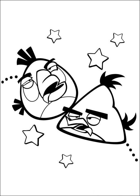Colorindo com Angry Birds: Estrelas no Céu