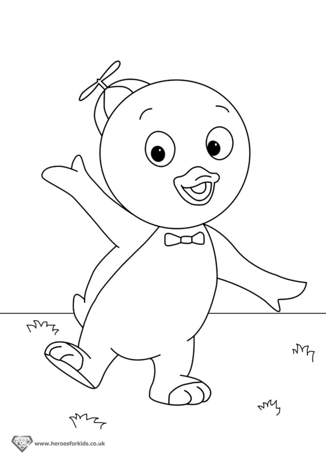 Colorindo com Pablo dos Backyardigans