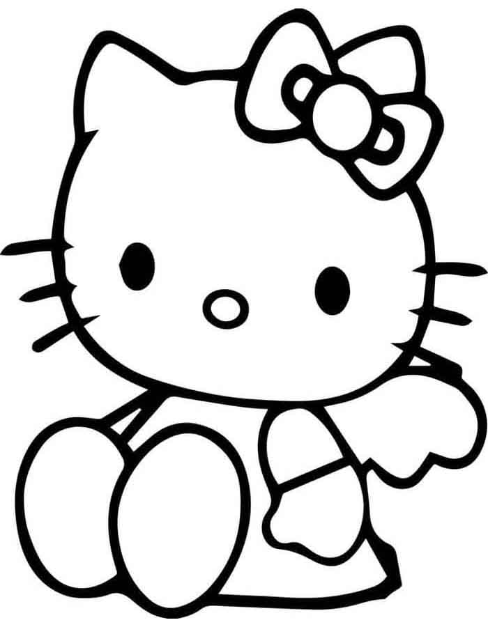 Colorindo a Doçura de Hello Kitty Anjo