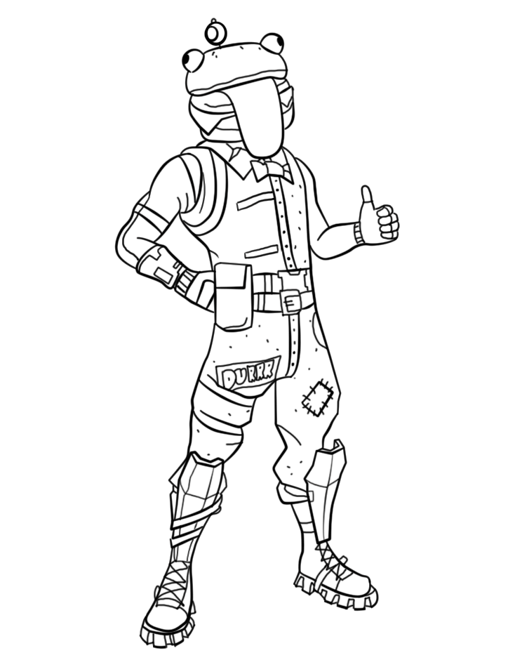 Colorindo o Divertido Durr Burger de Fortnite