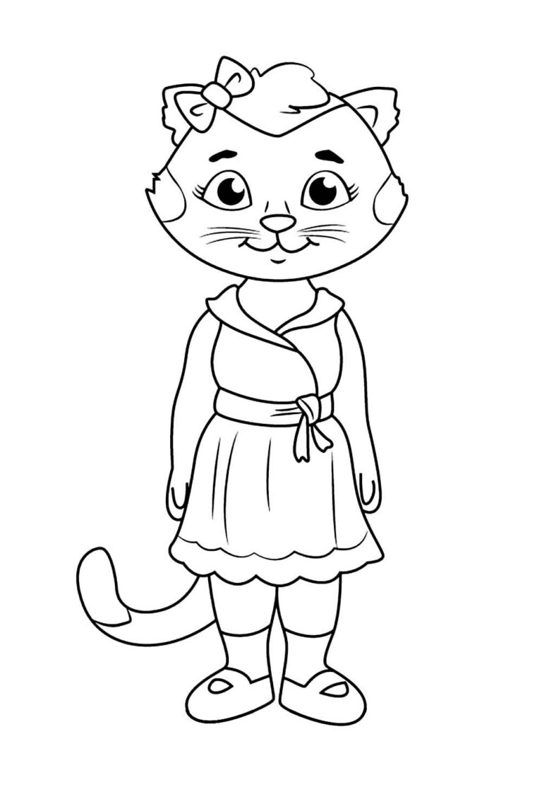 Colorindo a Elegância Felina de Daniel Tigre