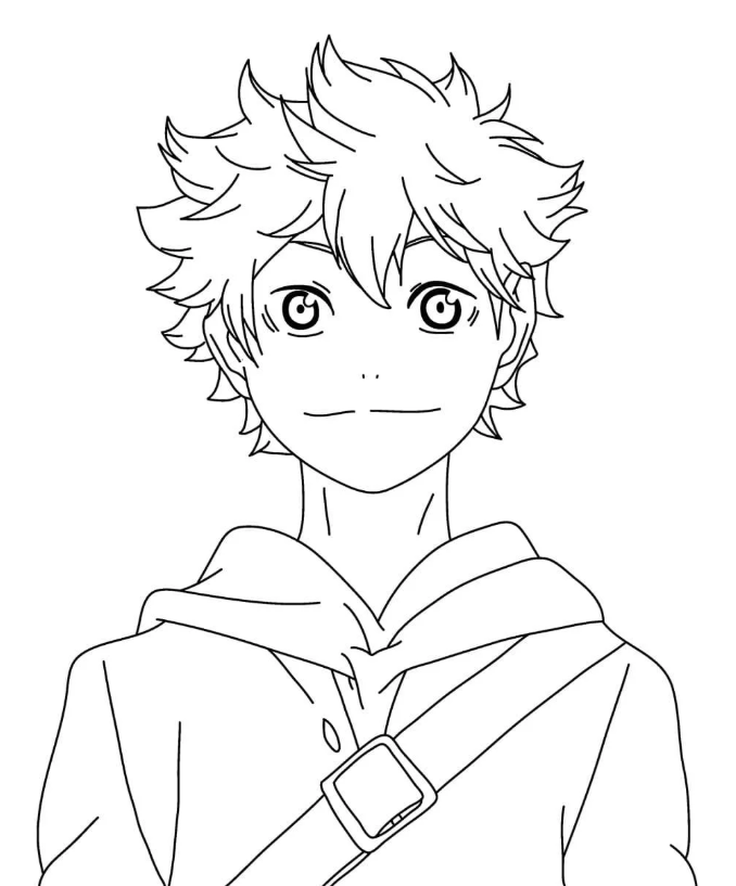 Colorindo a Energia de Hinata Shoyo