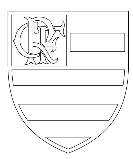 Colorindo o Escudo Histórico do Flamengo