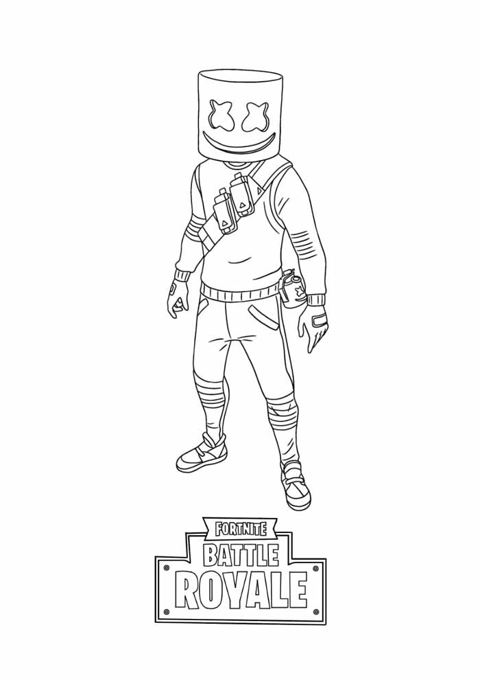 Colorindo o Estilo de Marshmello em Fortnite