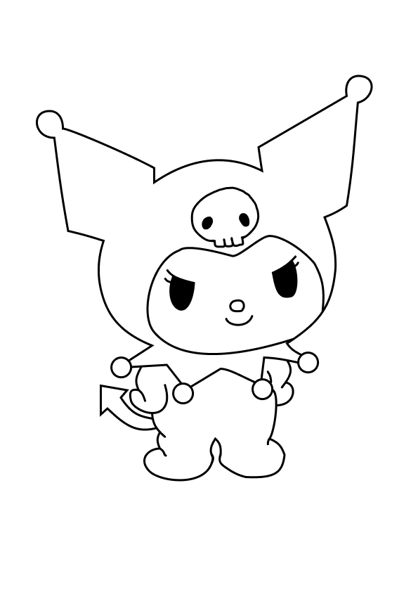 Colorindo o Estilo Único da Kuromi