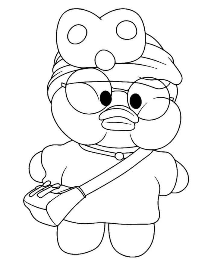 Colorindo o Estiloso Paper Duck