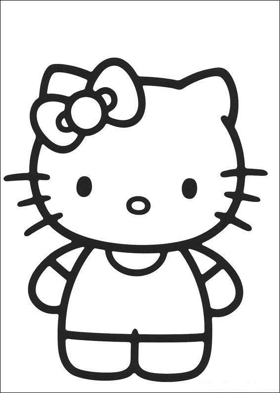 Colorindo a Fofa Hello Kitty