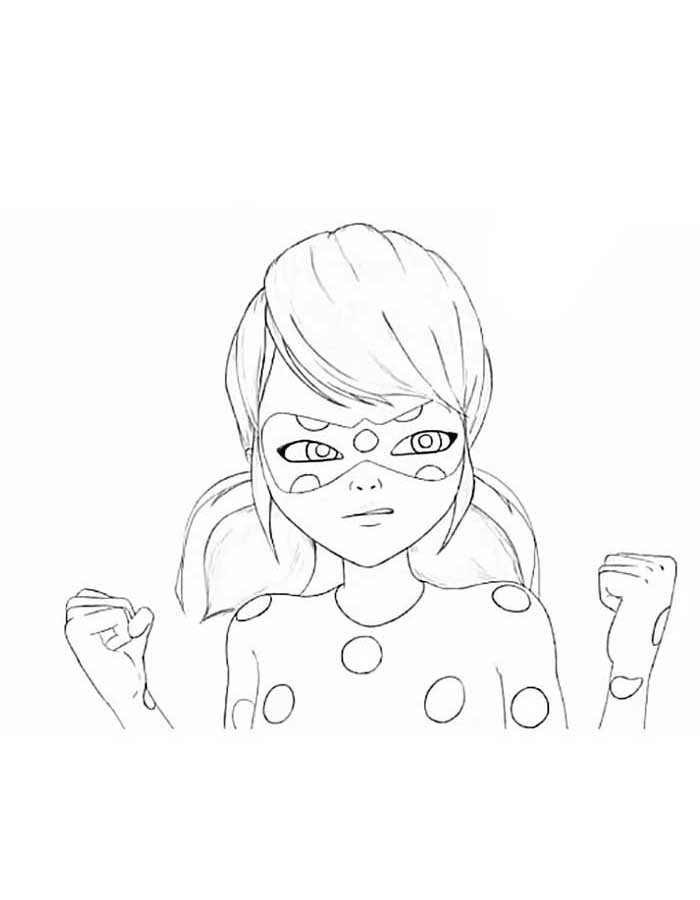 Colorindo a Força e Determinação da Ladybug
