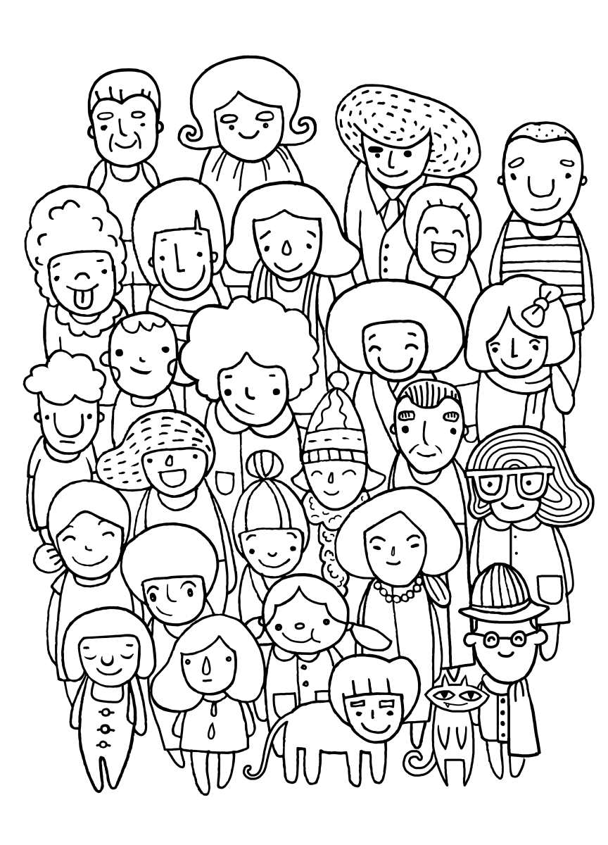 Colorindo a Grande Família Diversa