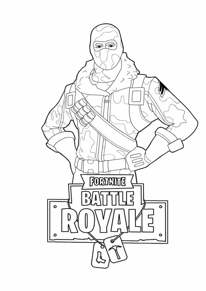 Colorindo o Guerreiro de Fortnite