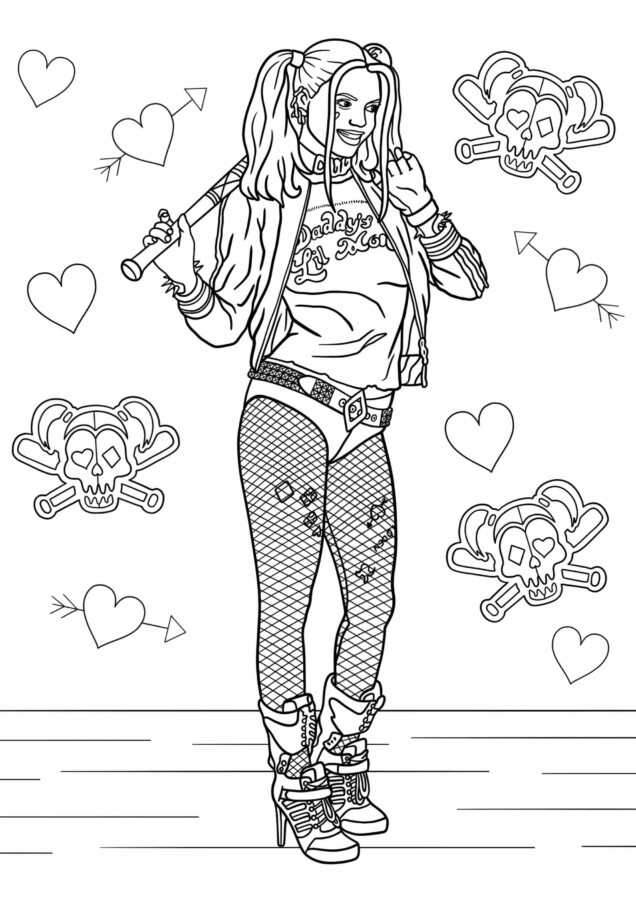 Colorindo Harley Quinn: Caos e Charme
