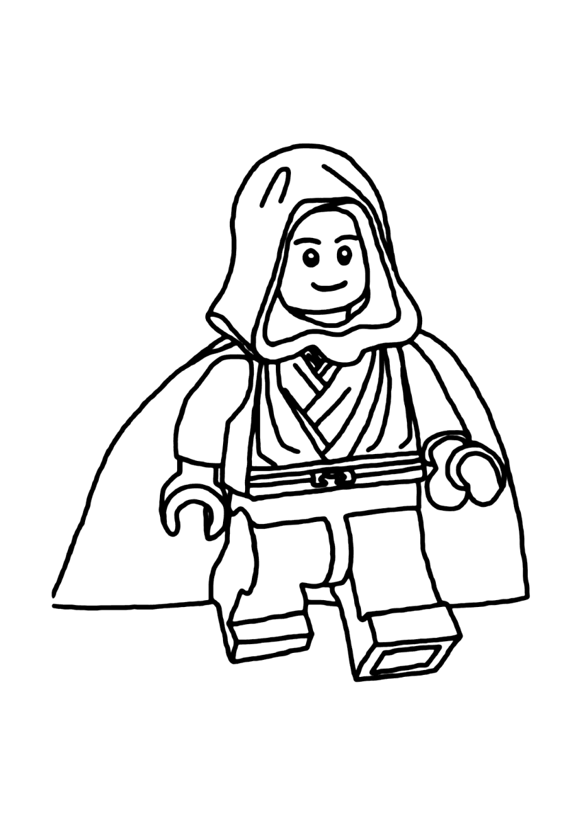 Colorindo um Jedi LEGO Icônico