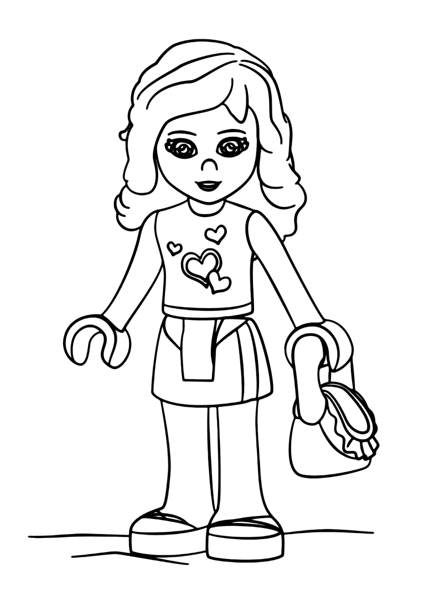 Colorindo a Lego Friends
