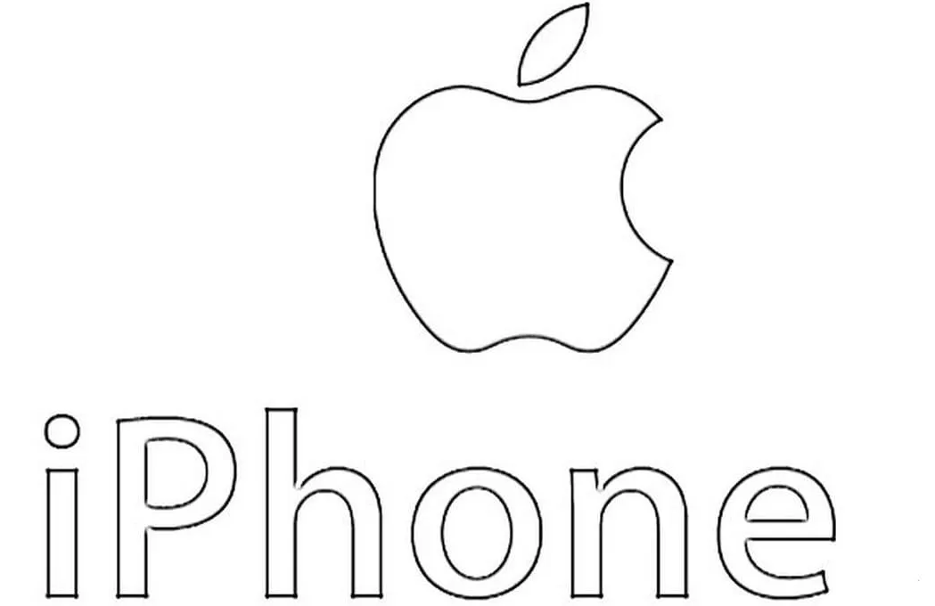 Colorindo o Clássico Logo do iPhone