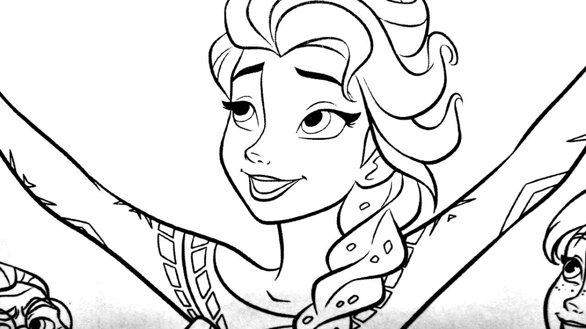 Colorindo a Magia da Elsa