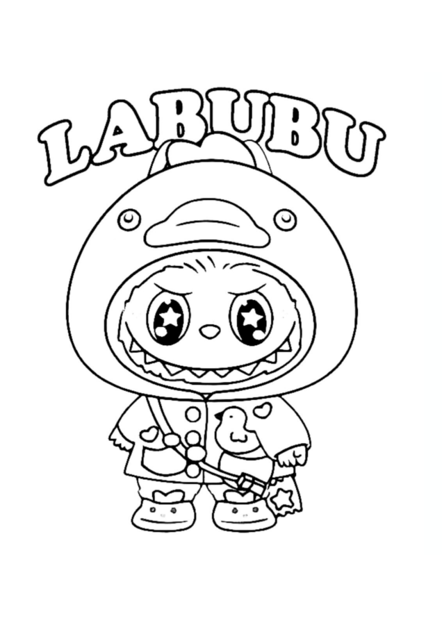 Colorindo a Magia de Labubu