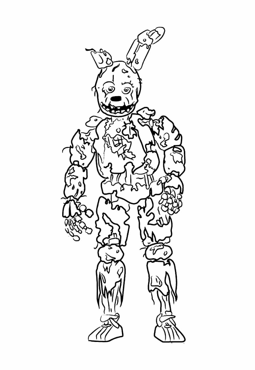 Colorindo o Mistério de Springtrap