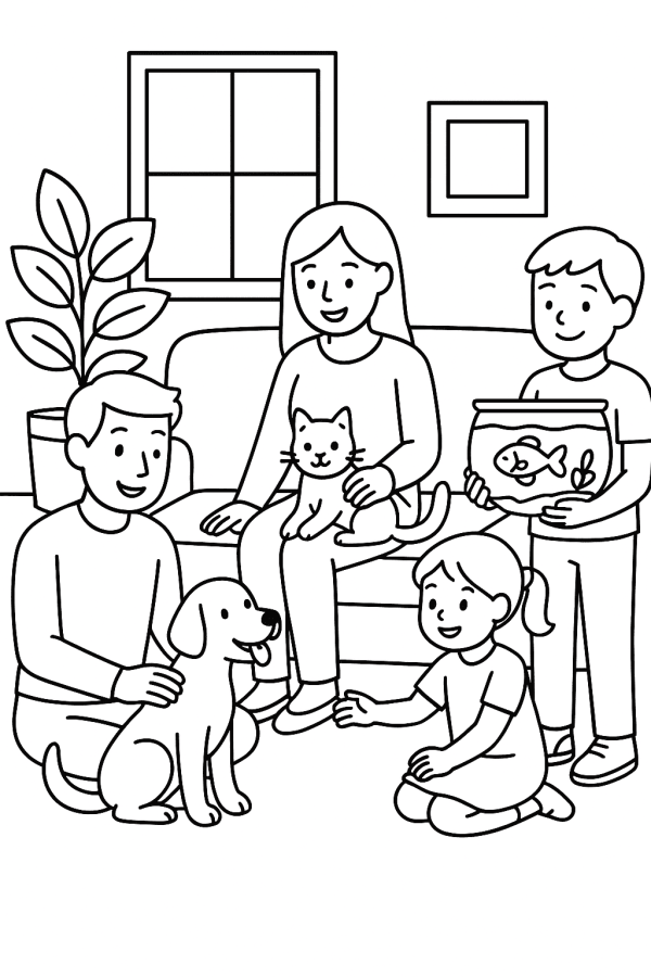 Colorindo Momentos de Alegria em Família