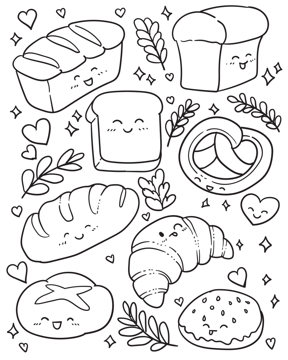 Colorindo o Mundo dos Pães com Personalidade