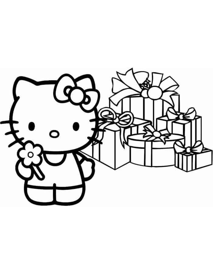 Colorindo o Mundo de Presentes da Hello Kitty