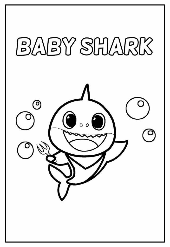 Colorindo o Baby Shark