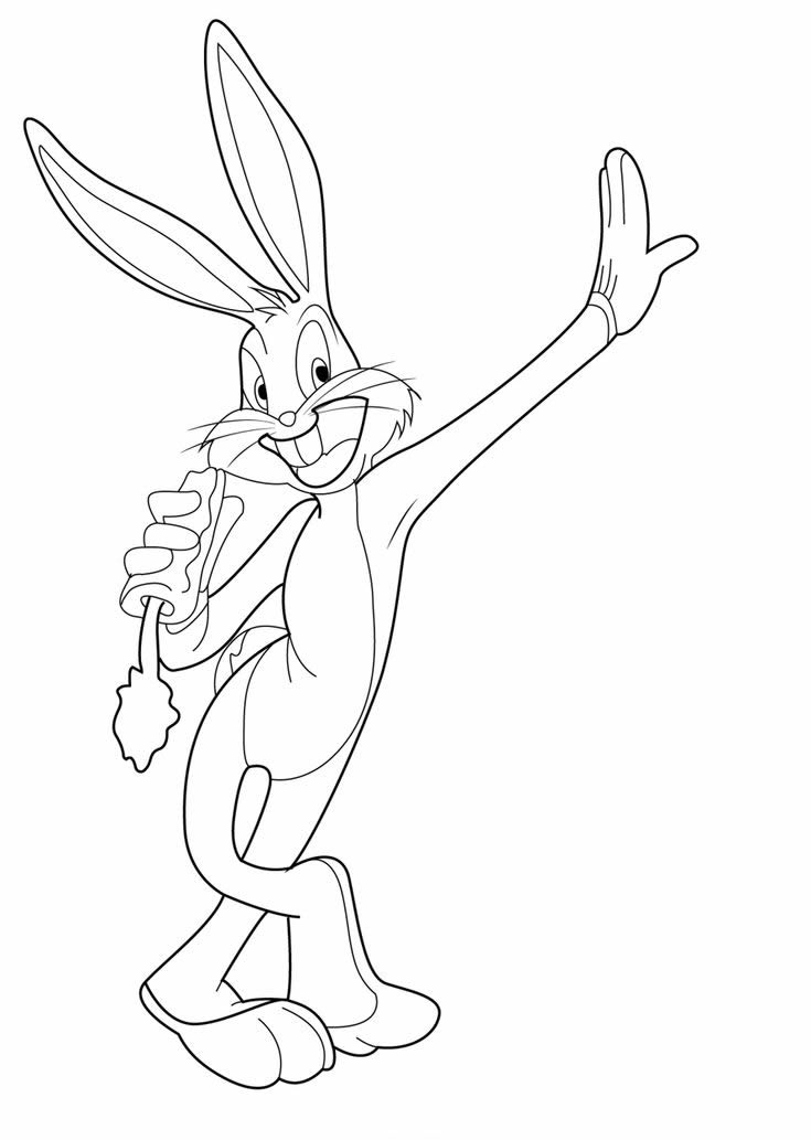 Colorindo o Carismático Pernalonga