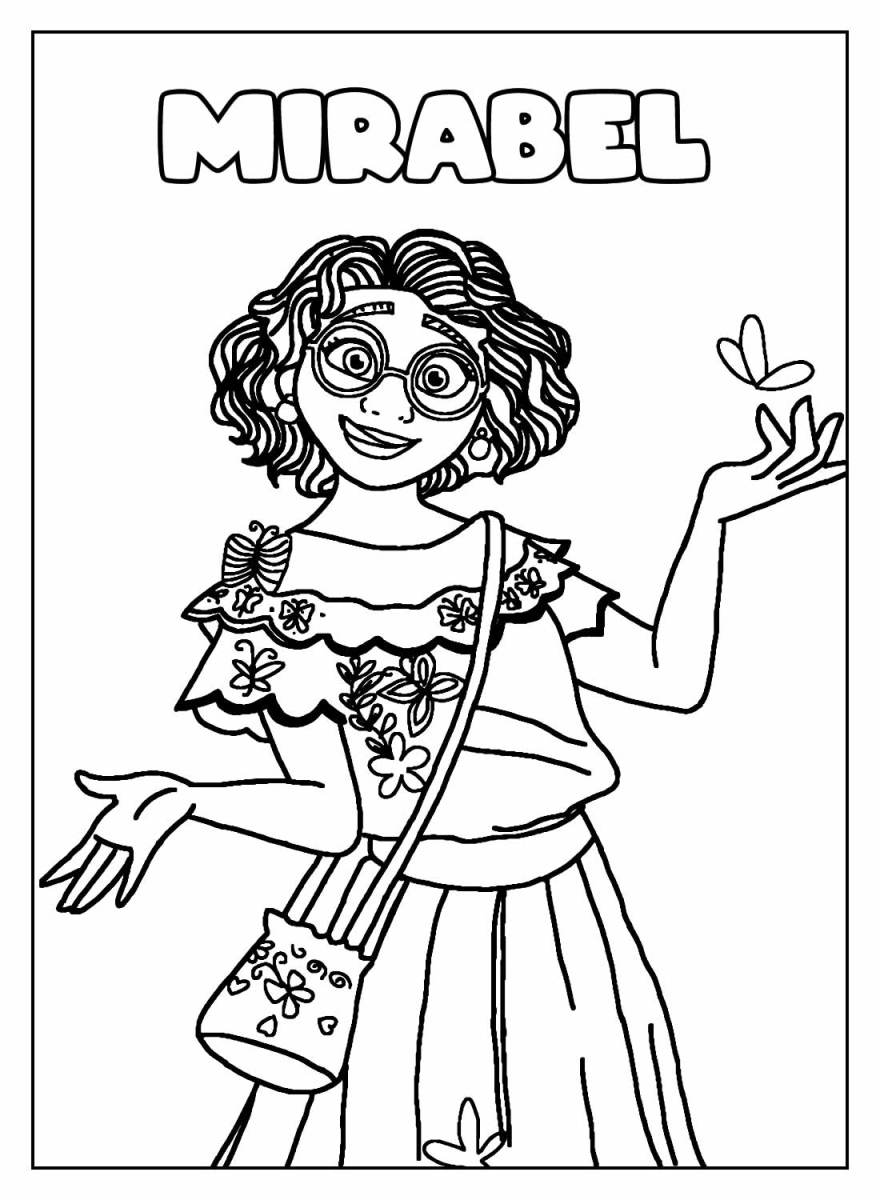 Colorindo o Encanto de Mirabel