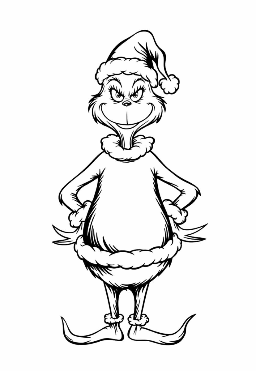 Colorindo o Grinch Natalino