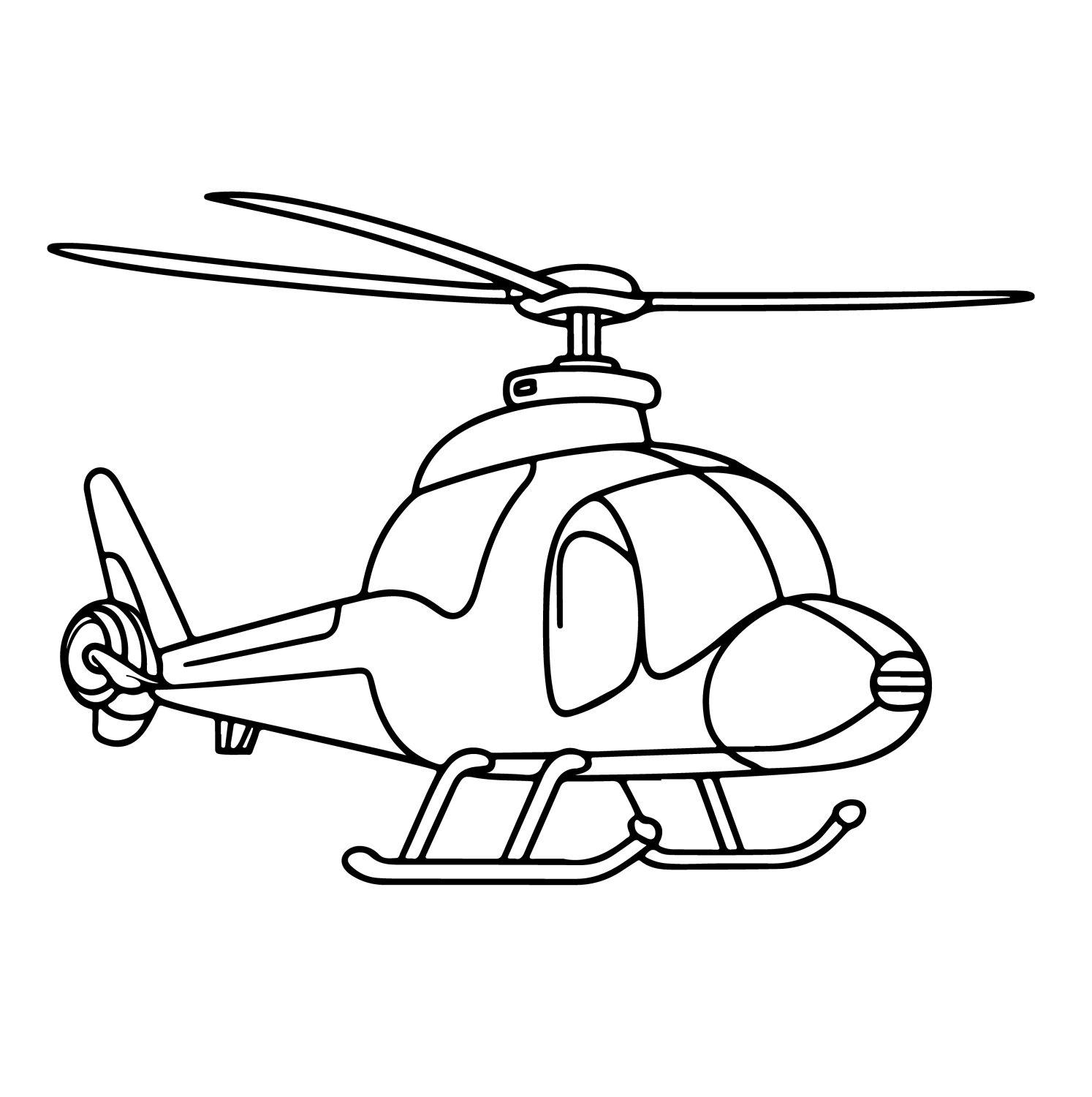 Colorindo o Helicóptero Aventuroso