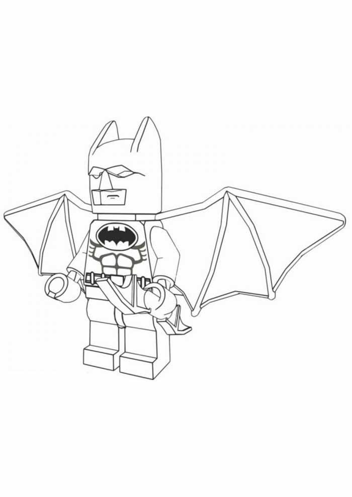 Colorindo o Herói Voador LEGO Batman
