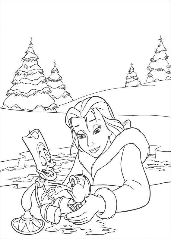 Colorindo o Inverno com Bela e Lumière
