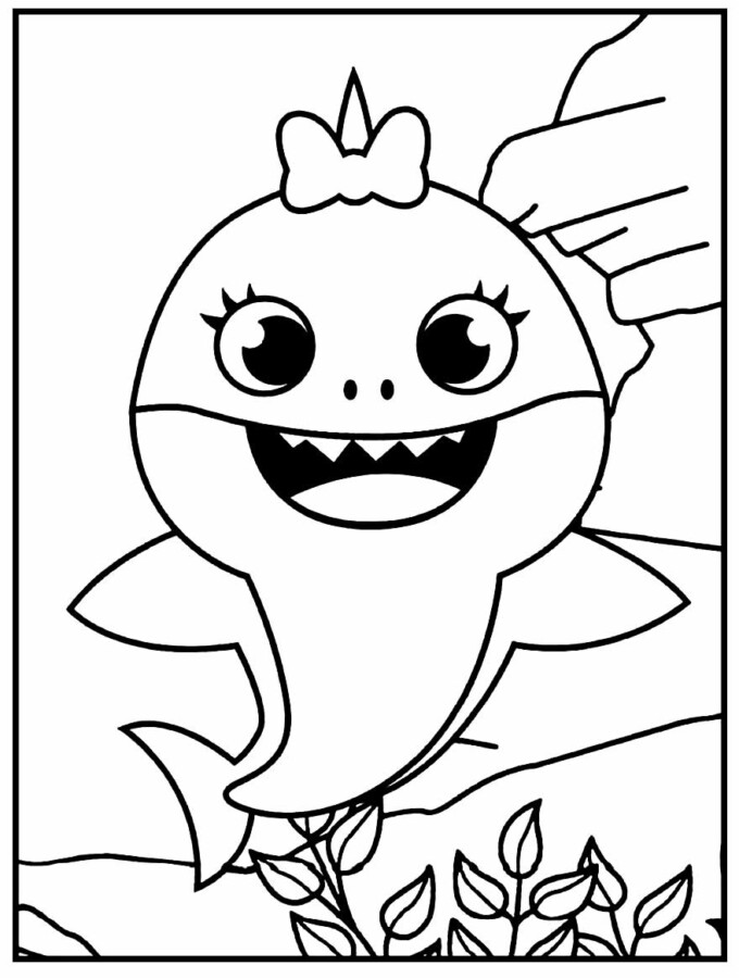Colorindo o Mundo de Baby Shark