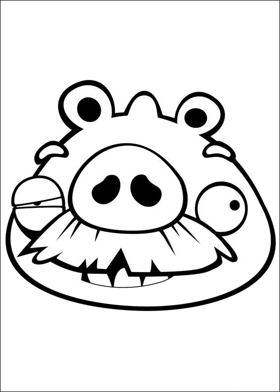 Colorindo o Rei Porco de Angry Birds!